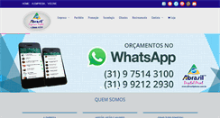 Desktop Screenshot of abrasilplacas.com.br