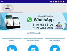 Tablet Screenshot of abrasilplacas.com.br